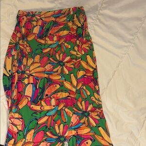 Anthropologie Multicolor Floral Swim Sarong